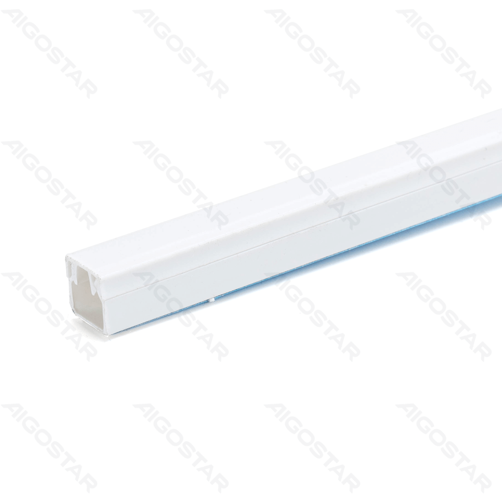 [B201043L4] PVC Trunking Square 10*10mm 2m With adhesive backing White