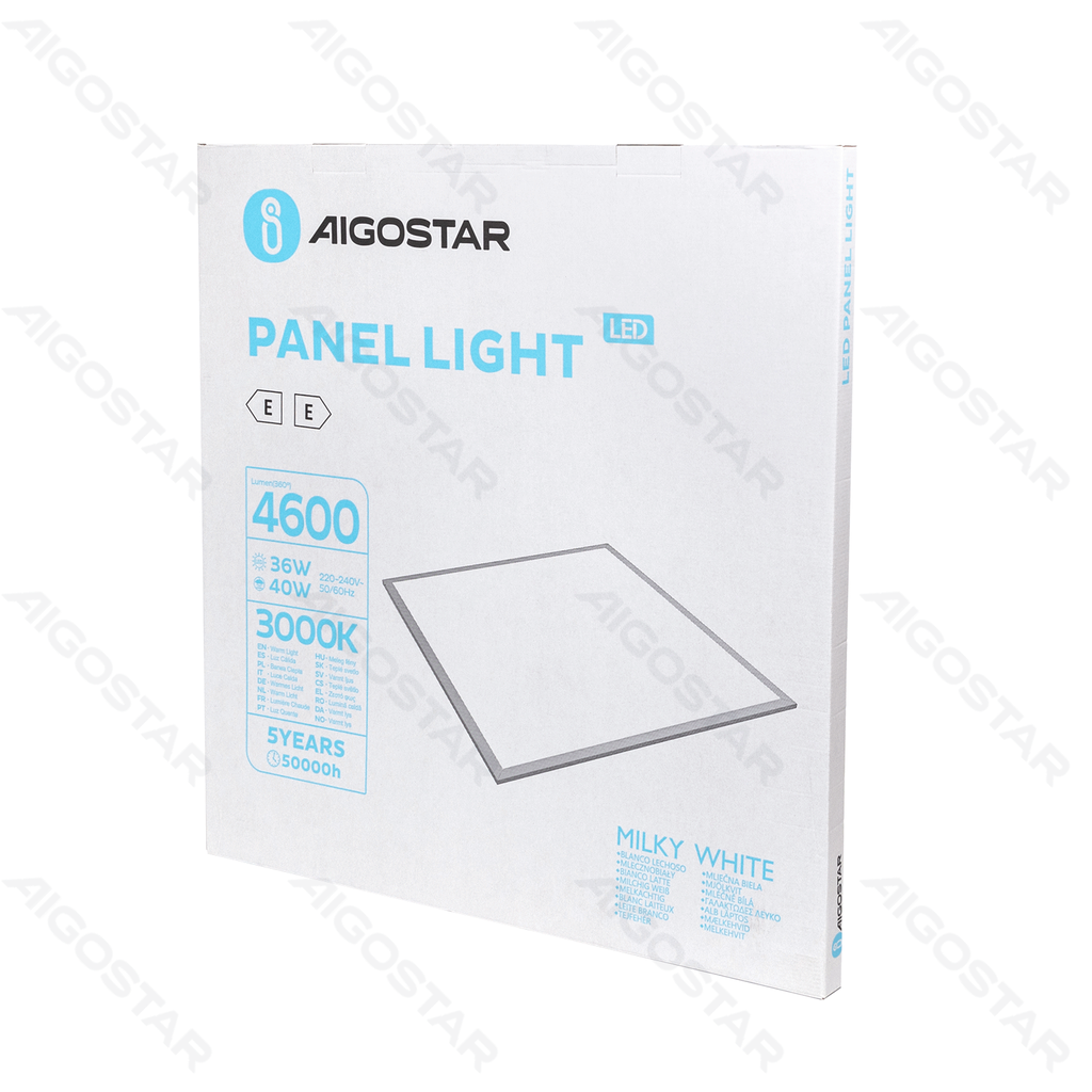 [B104062GY] LED edge-lit panel light 40w 4600lm 3000K
