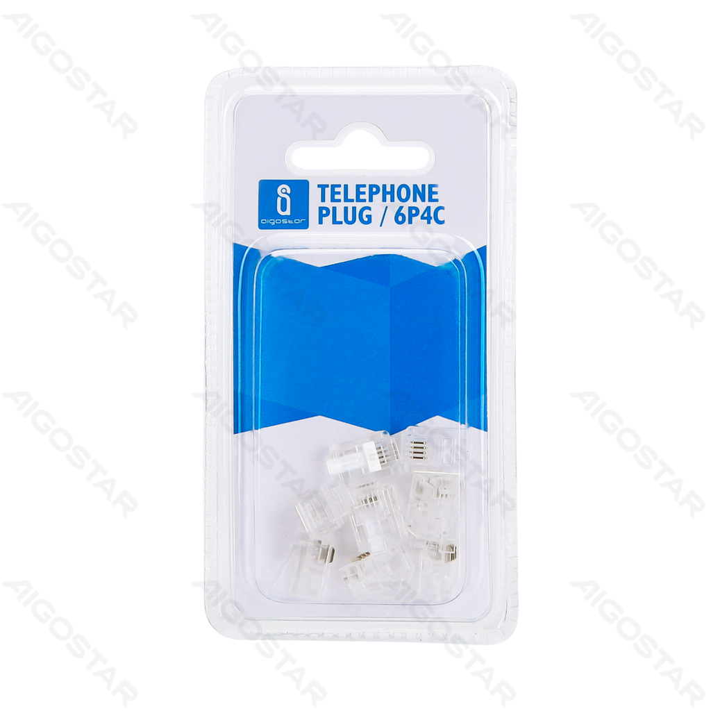 [B20104KFP] Telephone plug / 6P4C