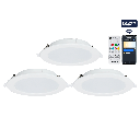Bluetooth MESH smartes Deckenlicht 9W CCT 3Stk.