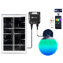 Solar Wandlamp 20W Φ200mm Wit RGBCCT Bluetooth Mesh