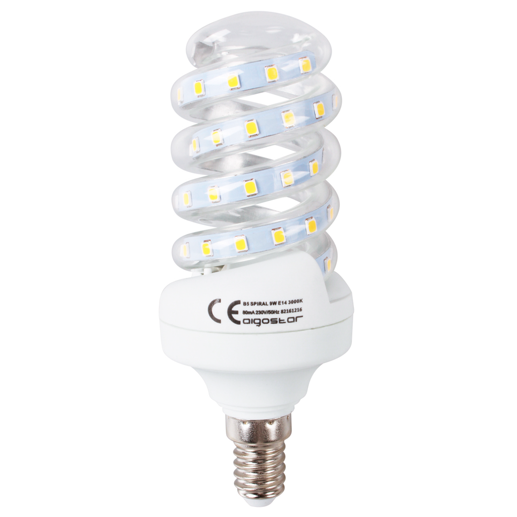 [B10108IYN] LED Spiraal E14,9W