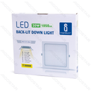 E6 LED  Flush-mounted Square Downlight 20W Yellow Light