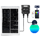 Solar Wandlamp 20W Φ150mm Wit RGBCCT Bluetooth Mesh