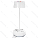 LED Table lamp German socket USB PC&Copper White 4.6W