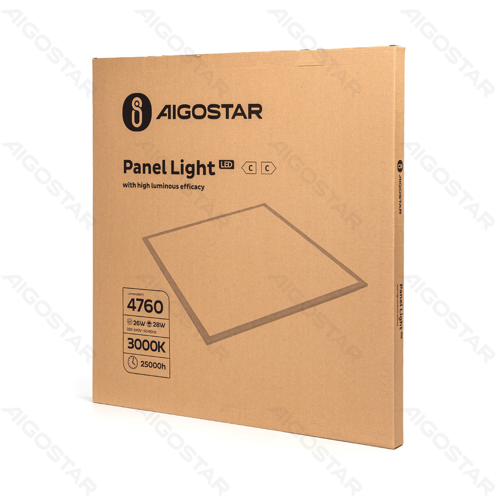 [B10406N4D] LED high-efficiency panel light 28W warm light