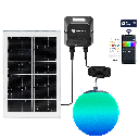 Bluetooth mesh solar smart mirage pendant light 20W RGBCCT