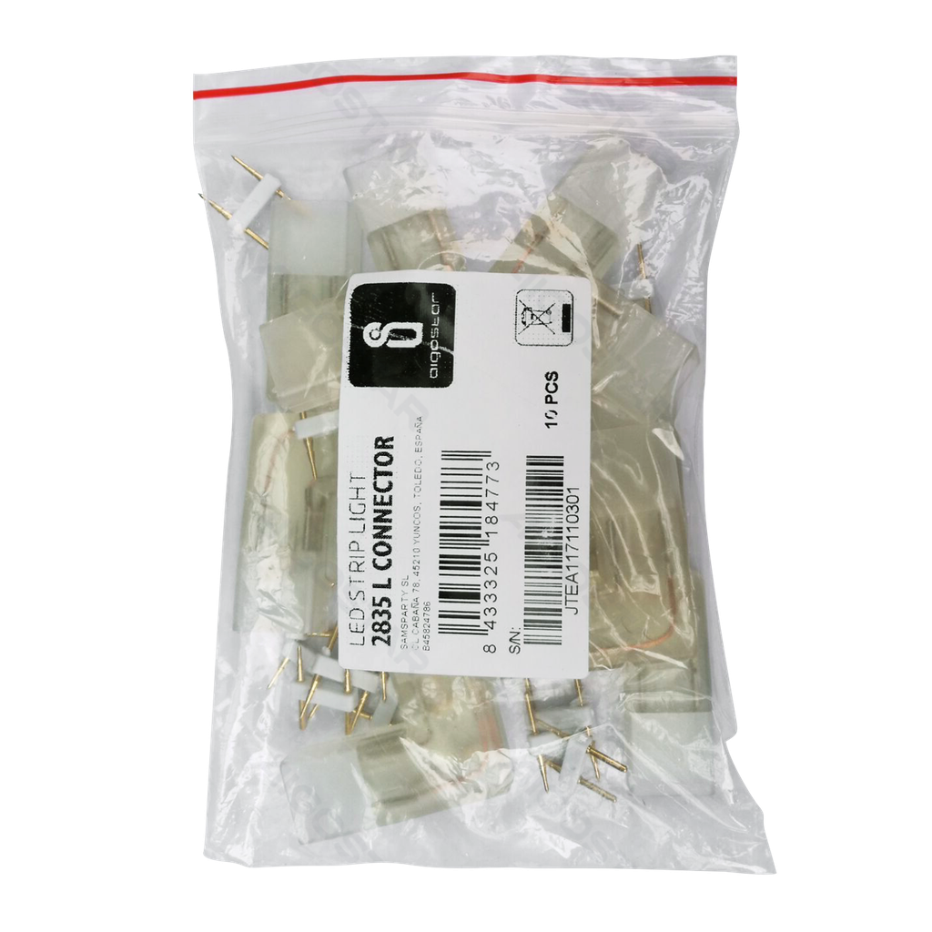 [B10302JTE] LED Strip 230VAC 2835 L-connector