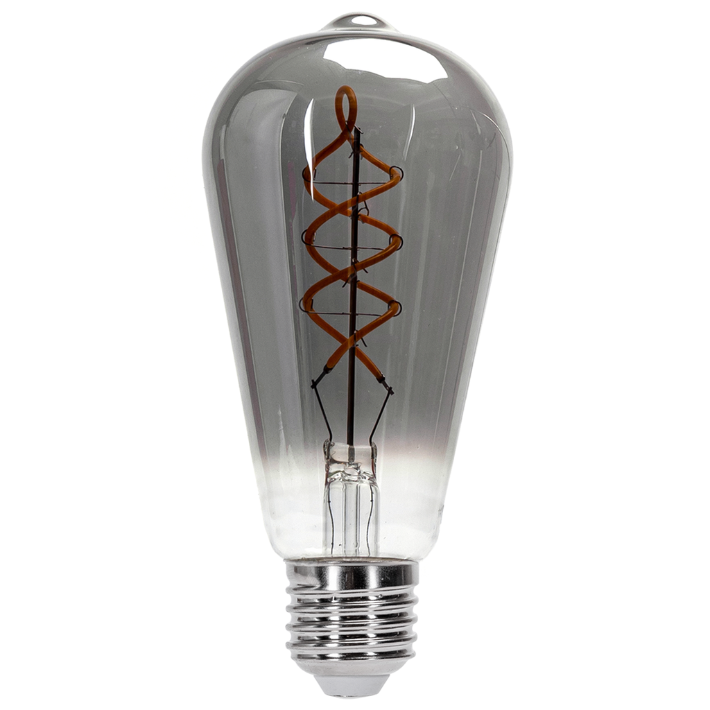 Aigostar LED Gloeilamp (Rookgrijs) ST64 E27,4W