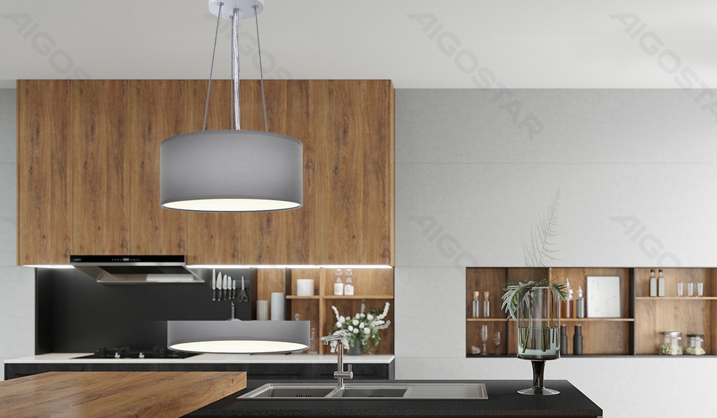 Plafonniers à couverture en tissu (sans source lumineuse) E27