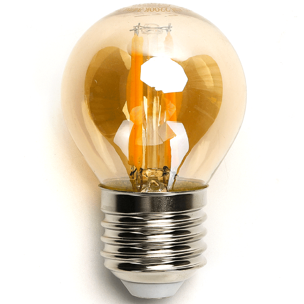Ampoule à filament LED (Ambre) G45 E27 8W