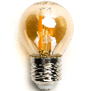 LED Filament Bulb (Amber) G45 E27 8W