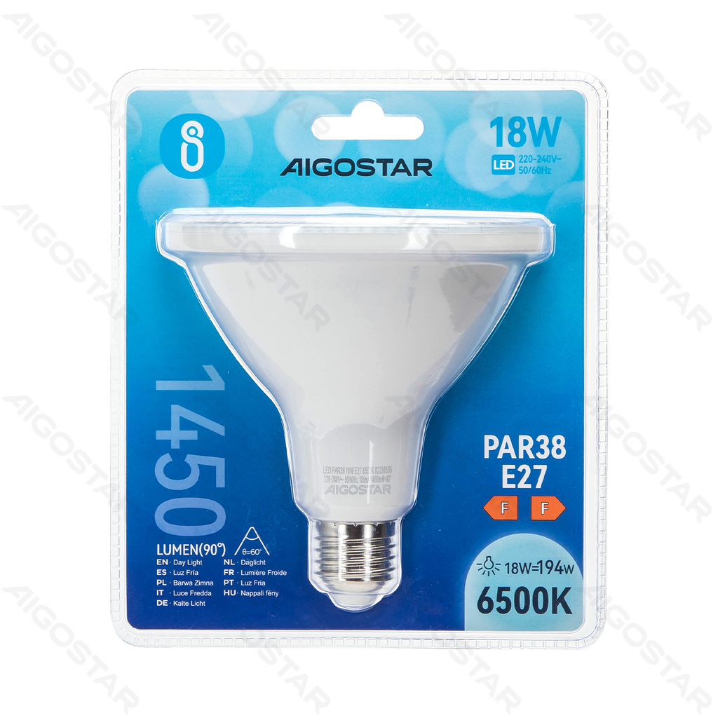 LED Bulbs PAR38 E27,18W 6500K