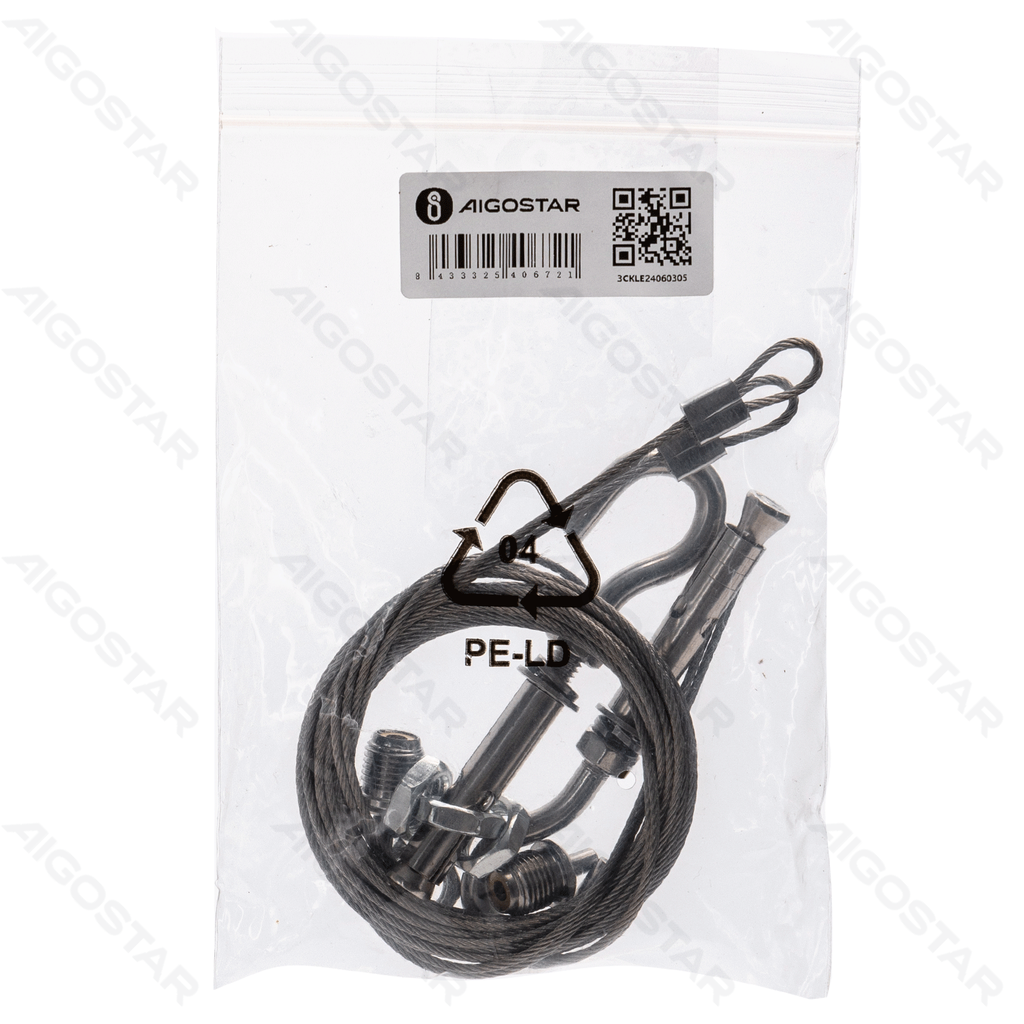 [B104083CK] Câble pour luminaire linéaire 2m