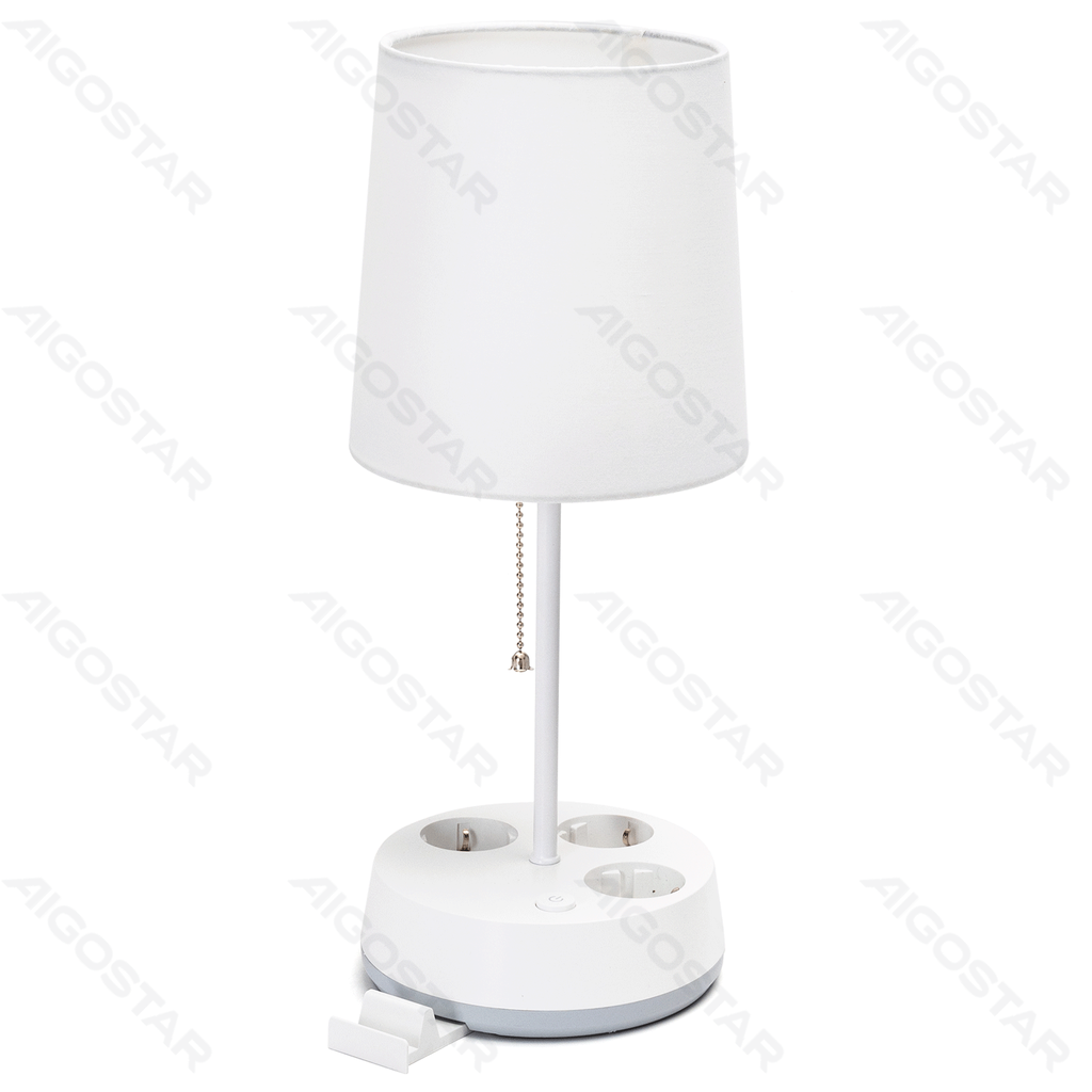 Stopcontact bureaulamp niet inbegrepen E27 met telefoonhouder