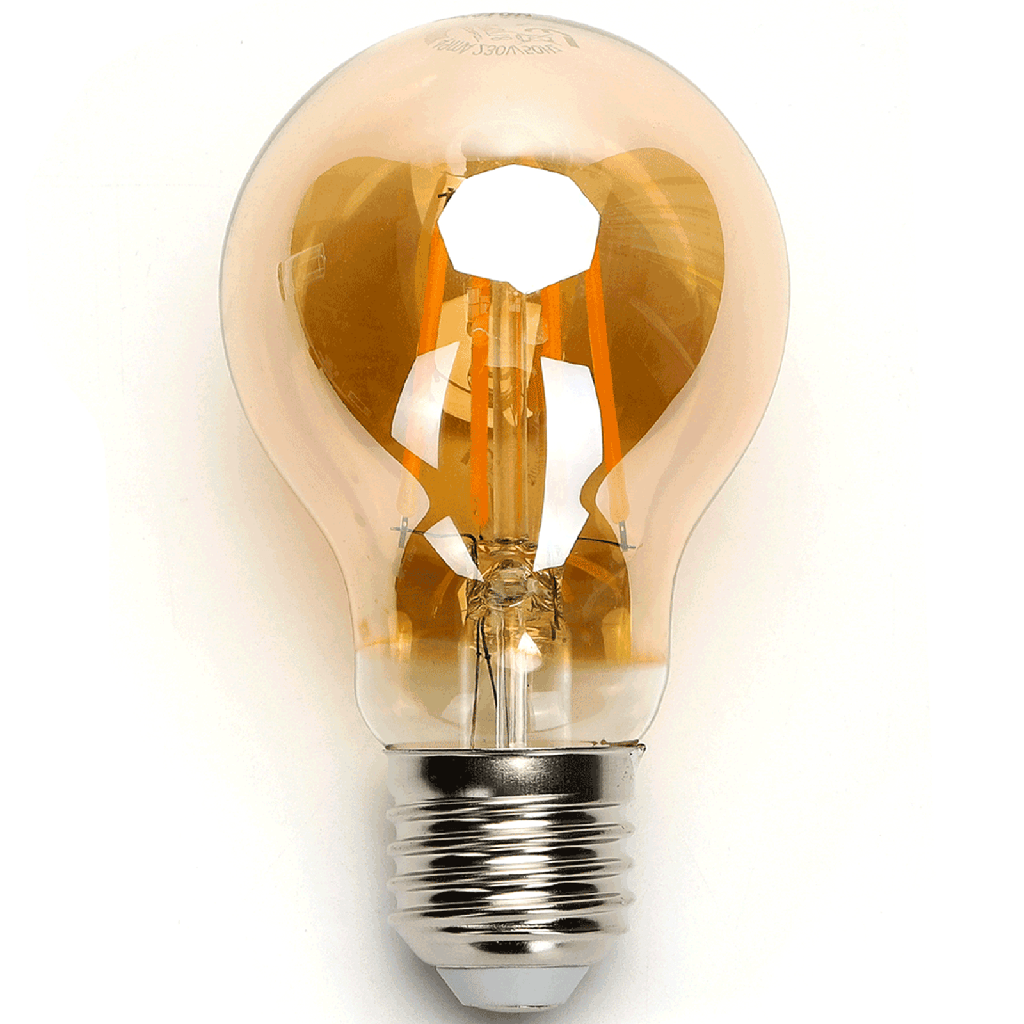 [B10106QK7] Ampoule à filament LED (Ambre) A60 E27 12W