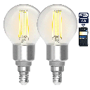 Ampoule à filament intelligente G45 CCT (2 unités) (WIFI + Bluebooth)