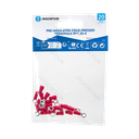 Pre-insulated cold-pressed terminals RV1.25-4 (20 pcs), red