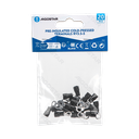 Bornes pré-isolées pressées à froid RV3.5-5 (20 unités), noir