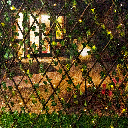 Namaakplanten op zonne-energie omheining klimop 2m+H1,2m 148LED