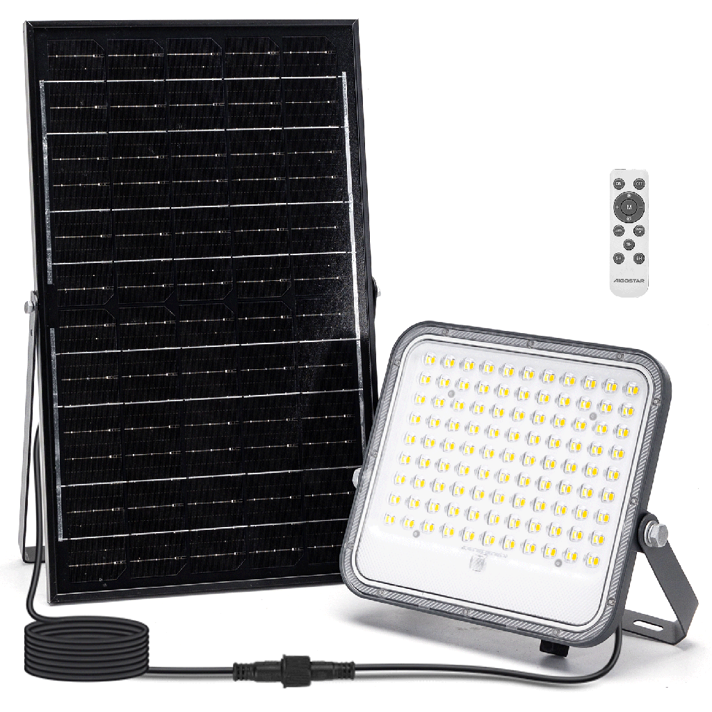 [B1020133K] 09 Solar floodlight 2m 150W CCT