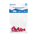 Pre-insulated cold-pressed terminals RV2-4 (20 pcs), red