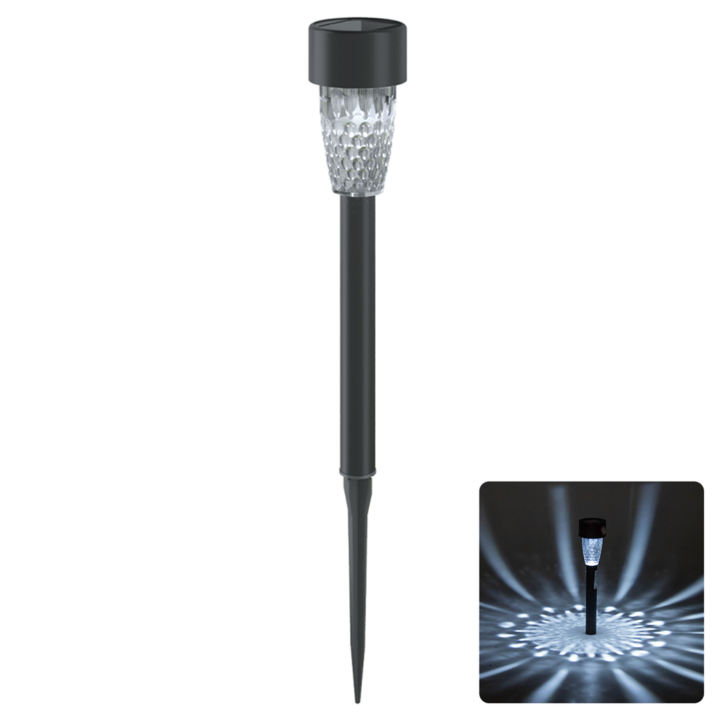 [B10201J9V] LED Solar Sfeervolle Gazonverlichting Kunststof Bonenpatroon 6500K