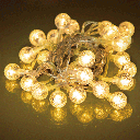 Aigostar Bubbellichtstrook met 3AA-batterij Warm wit 5m IP44 Binnen/Buiten
