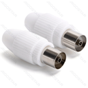 Aigostar TV Connector Vrouw 2st Wit