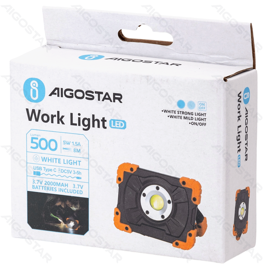 LED work light rechargeable