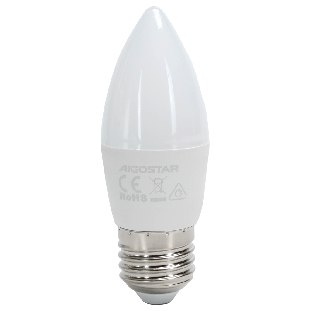 LED dimmbare Glühbirne  C37 E27 4,9 W 6500K
