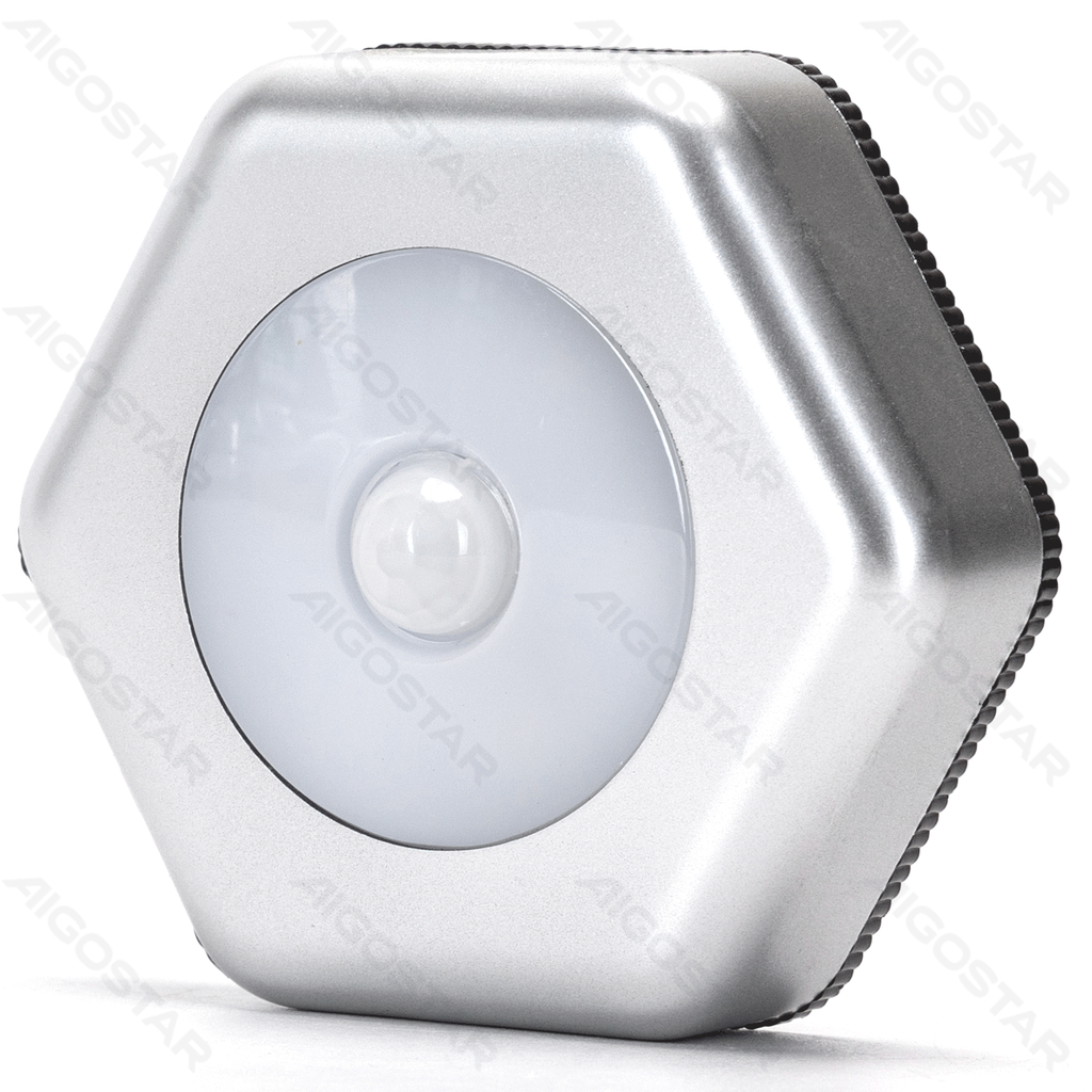 [B10308Q3S] Nachtlampje met sensor 6500K 3*AAA