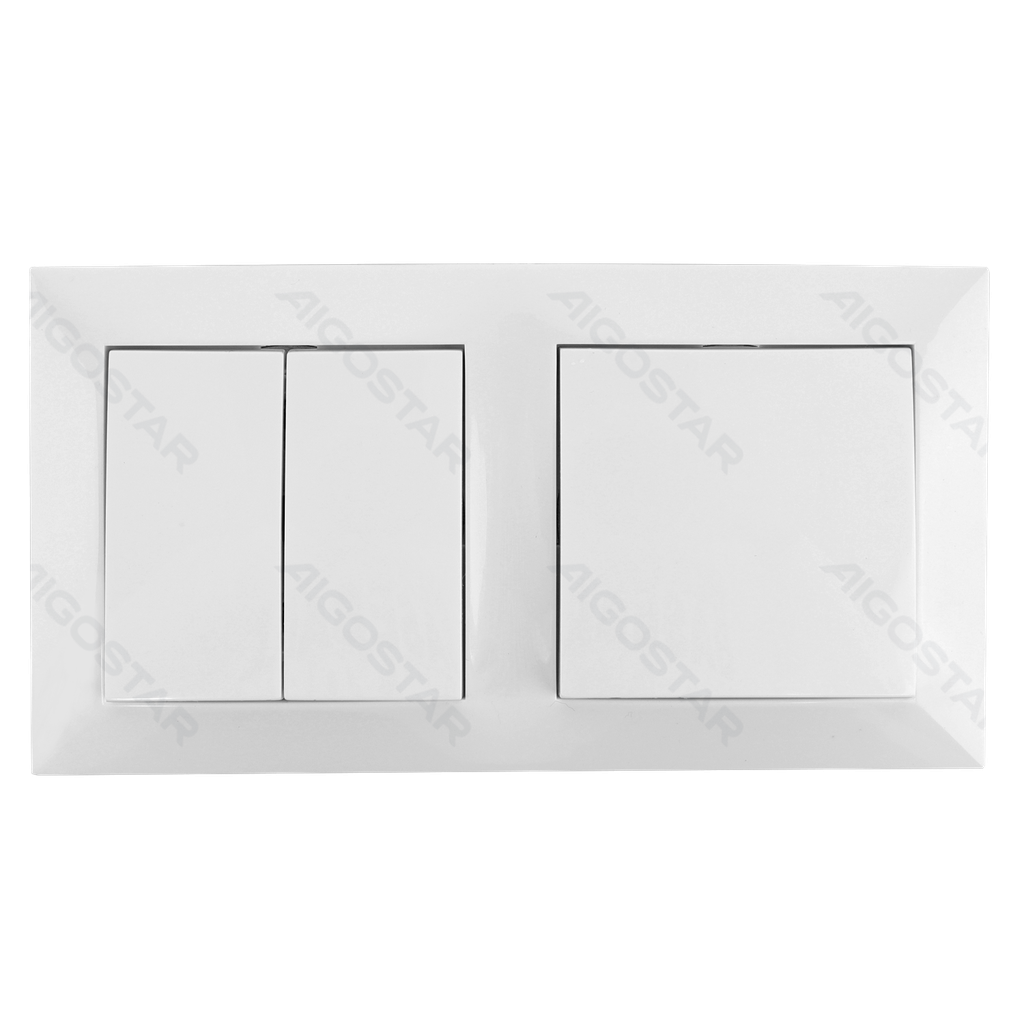 [B20101LVA] Inbouw wandschakelaar met stopcontact