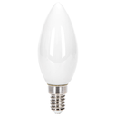 Aigostar LED melkwitte lampenkap gloeilamp C35 E14,4W