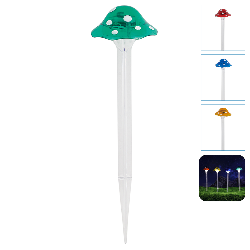 [B1020138B] Gazonverlichting op zonne-energie kunststof kleine paddenstoel 2700K