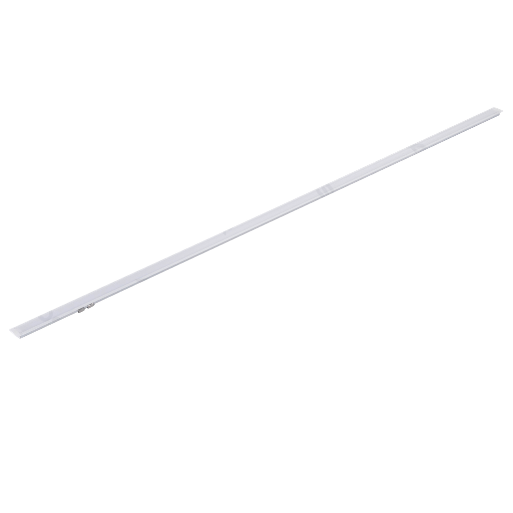 Recessed housing for LED light strip 1m white