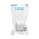 PVC Endkappe für quadratische Kanäle Weiß 60*40mm 4St.