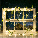 Gefälschte solarbetriebene Pflanzenlinie