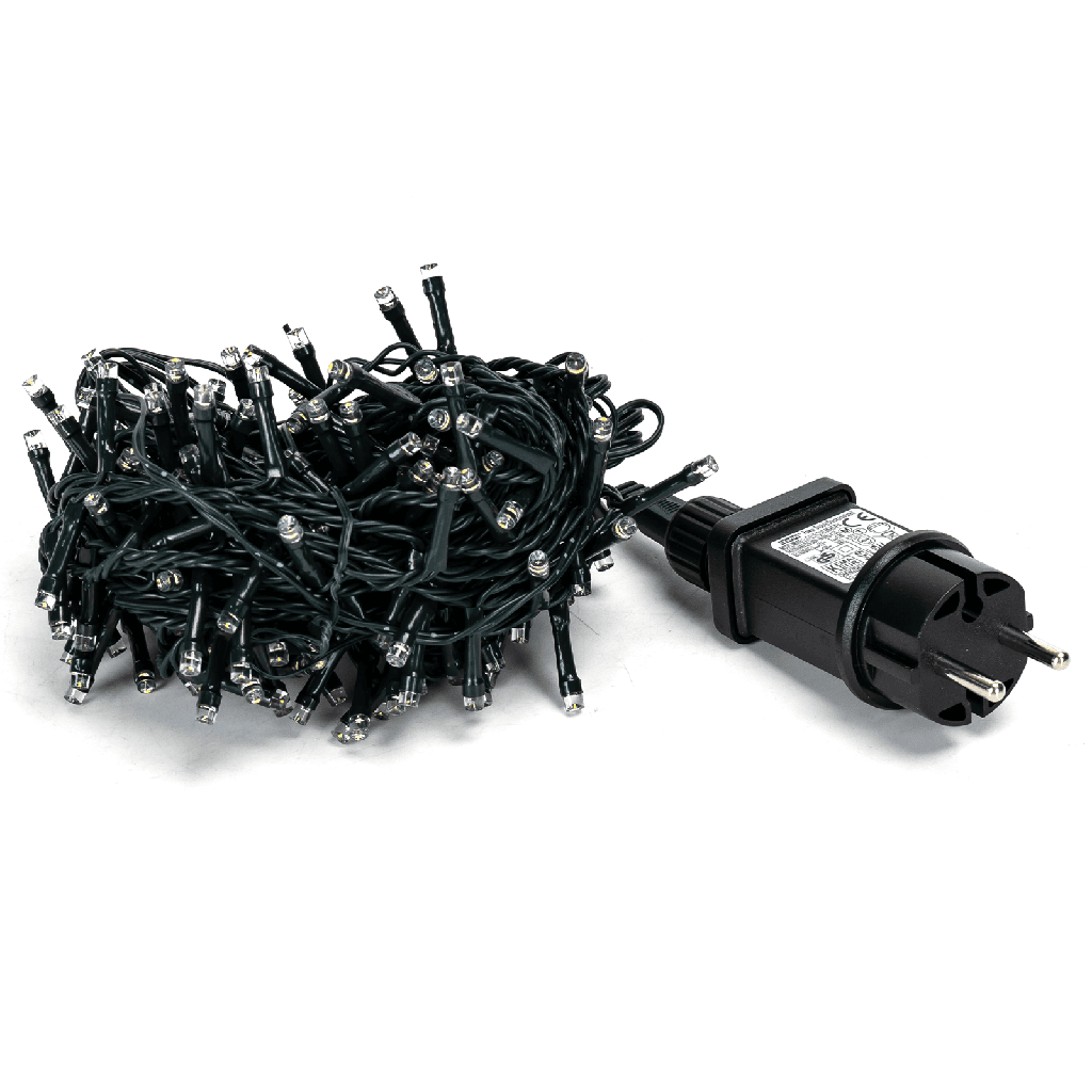 Bande lumineuse plate à basse tension Blanc chaud 10m IP44 Intérieur/Extérieur