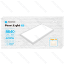 Panneau d'éclairage LED Edge-lit Natural Light White 48W 120x60cm