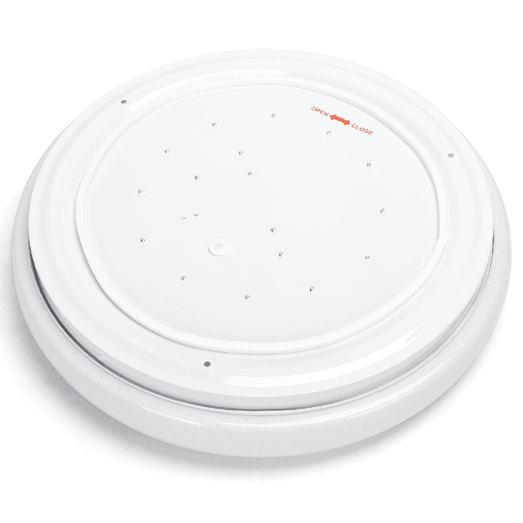 [S10303NB9] Intelligente Deckenleuchte mit Bluetooth-Gitter 24W CCT