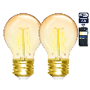 Aigostar Slimme gloeilamp G45 CCT (2stuks) (WIFI + bluebooth)