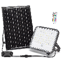 Faisceau large alimenté par énergie solaire 2m 100W RGB