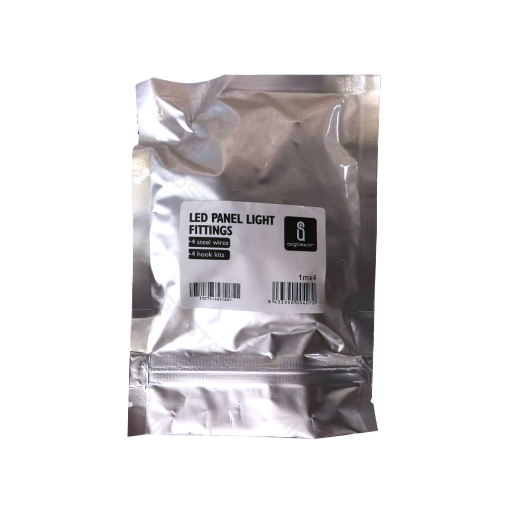 [B10406IEC] Ophanging voor LED Paneel - 4 stalen draden met haken