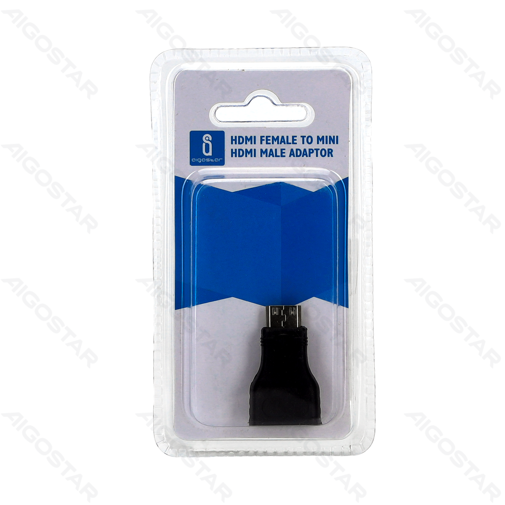 Aigostar HDMI Connector HDMI Vrouw naar HDMI Man 90° Zwart