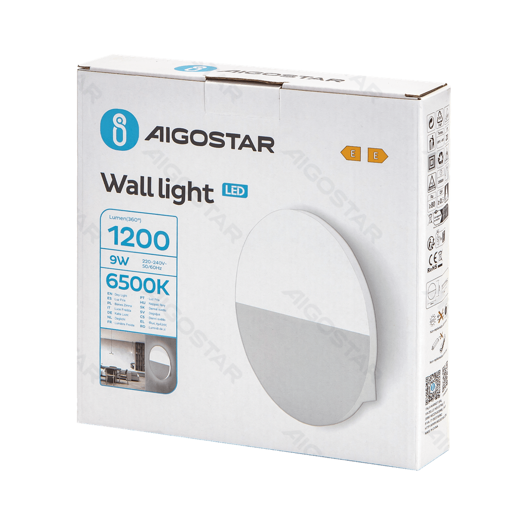 [B10304N7A] Wandlamp van 6500K uit ijzer & acryl