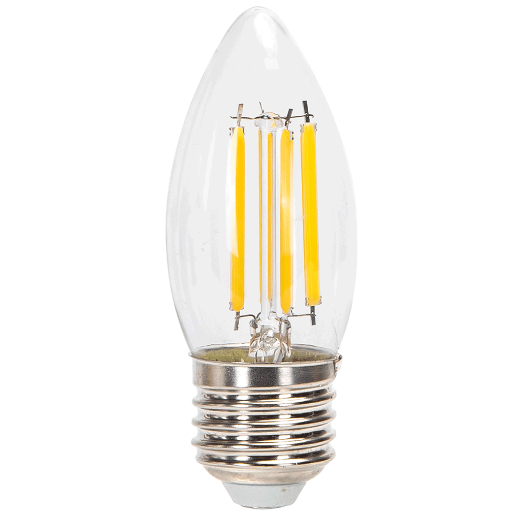 [B10106QP6] LED Filament Bulb (Clear) C35 E27 8W