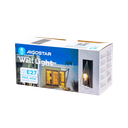 Metalen wandlamp zwart (zonder lichtbron) E27