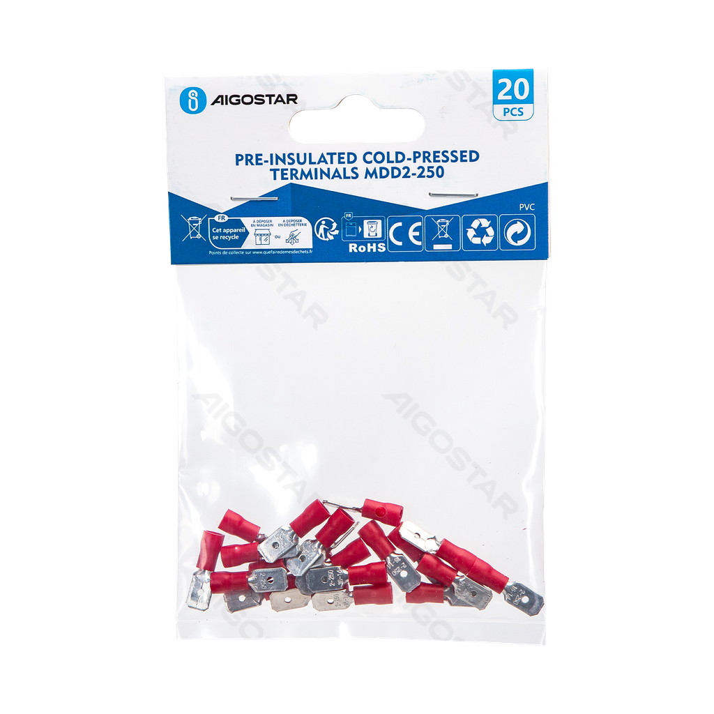 [B20104P56] Pré-isolé rouge