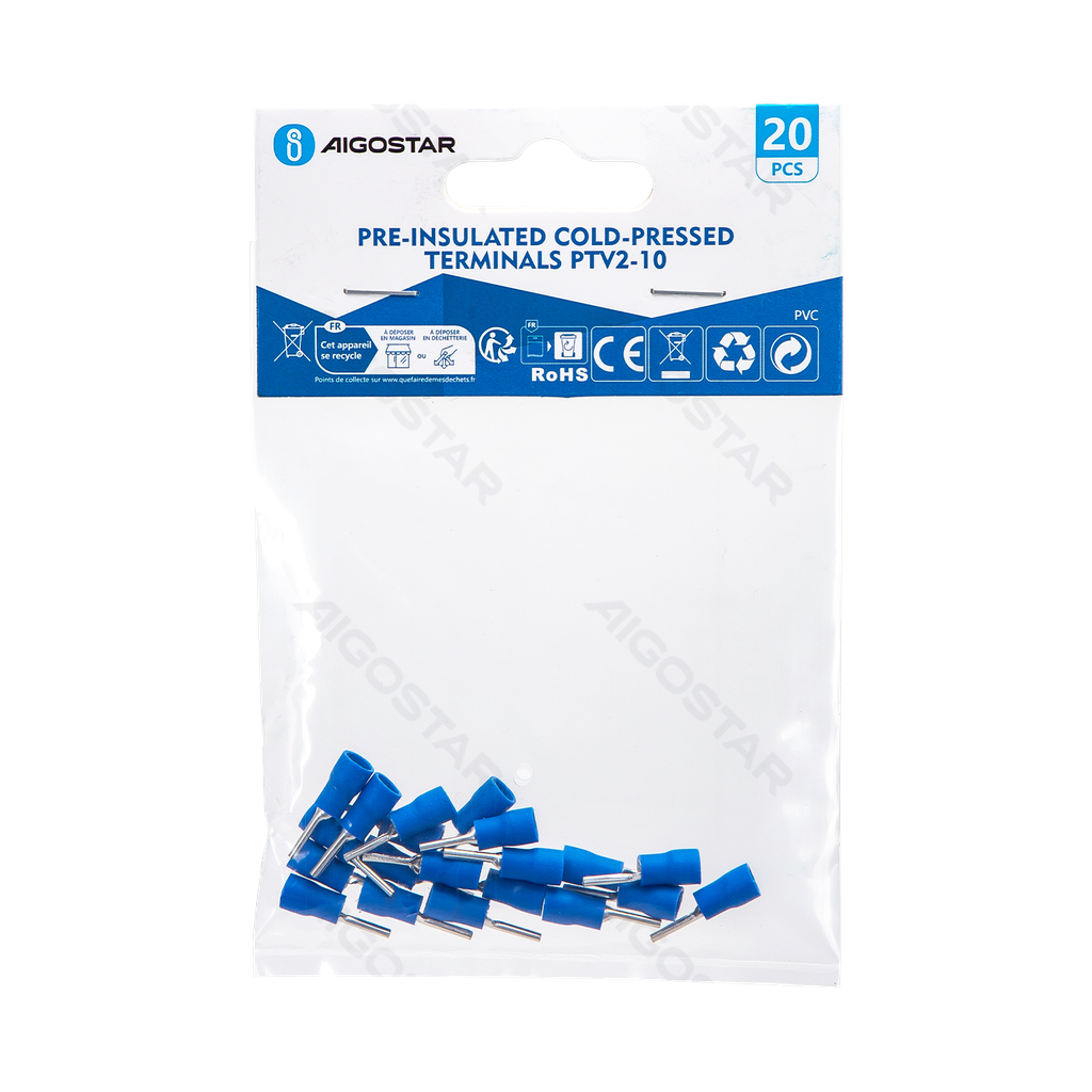 [B20104P4U] Aigostar Voorgeïsoleerde blauw